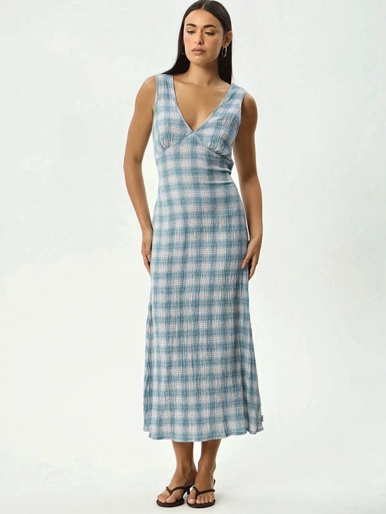 Afends Dresses & Skirts - Afends Tully Seersucker Maxi Dress
